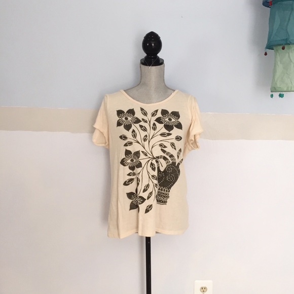 Lucky Brand Tops - Lucky lotus tee