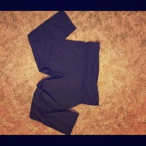 NWT aerie black crop yoga pants medium M