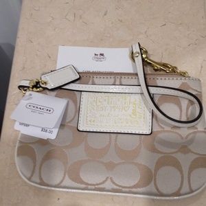 NWT Coach Wristlet.