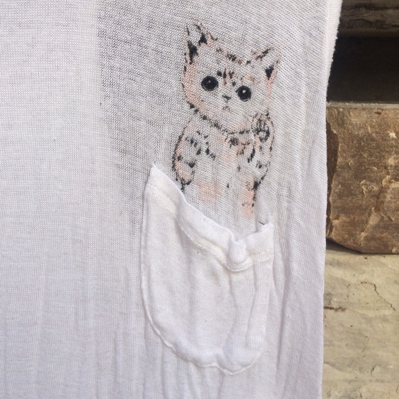 Kitten Cat Pocket Tank