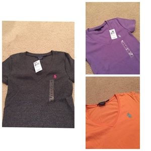 BUNDLE of all 3 Polo v neck tshirts