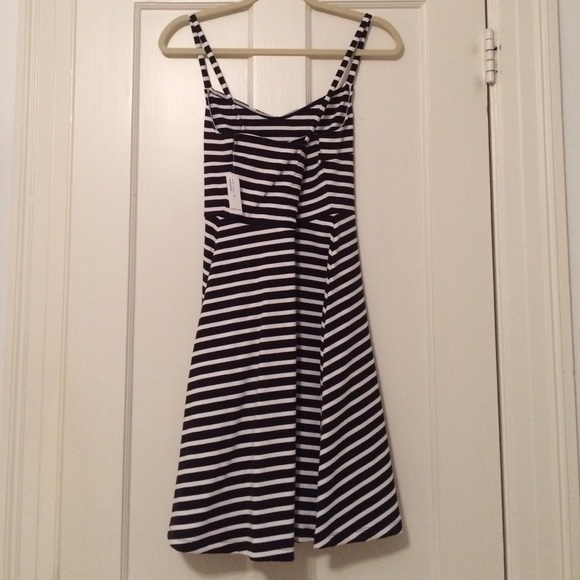 *** SOLD *** Striped Fit and Flare Dress - Picture 2 of 3