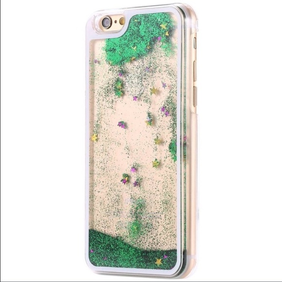 Glitter IPhone 5s Green Case - Picture 1 of 2