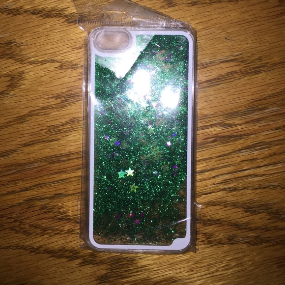 Glitter IPhone 5s Green Case - Picture 2 of 2