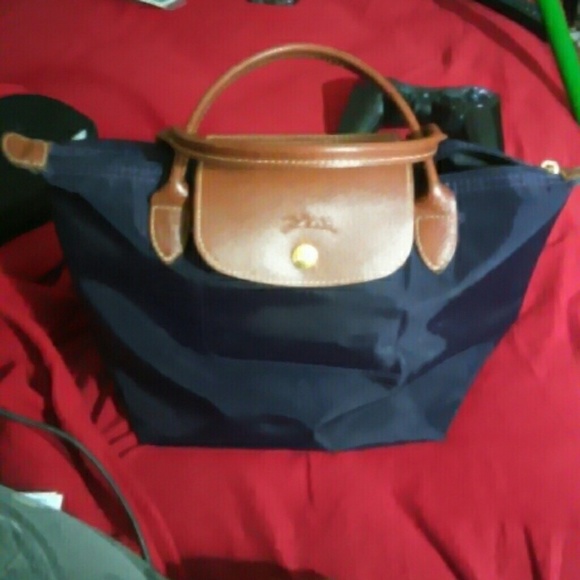 Authentic  small longchamp bag