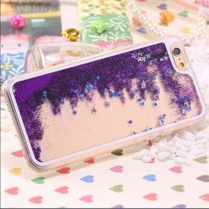 Purple IPhone 6 Plus Glitter Case