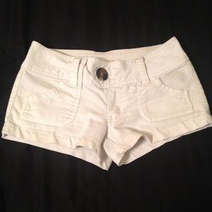 White No Boundaries Shorts