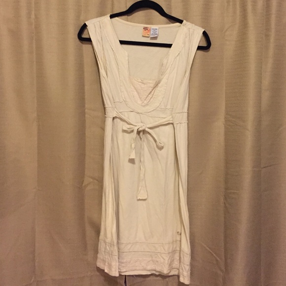 Beautiful cream lace crochet dress