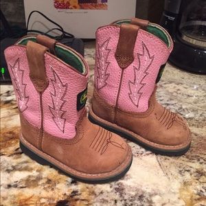 John Deere infants cowboy boots.