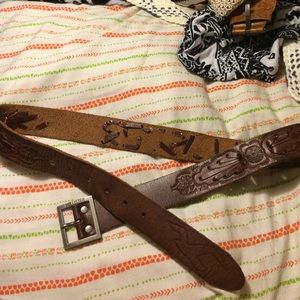 Cute leather hollister belt