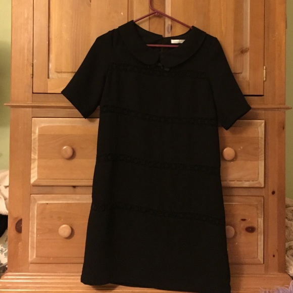 Black shift dress