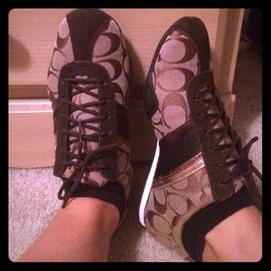 Authentic Coach sneakers.