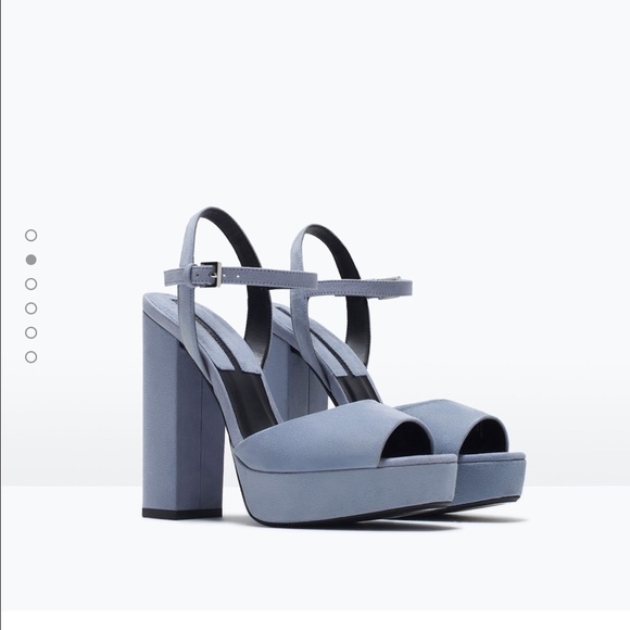 Leather platform sandals - Picture 2 of 4