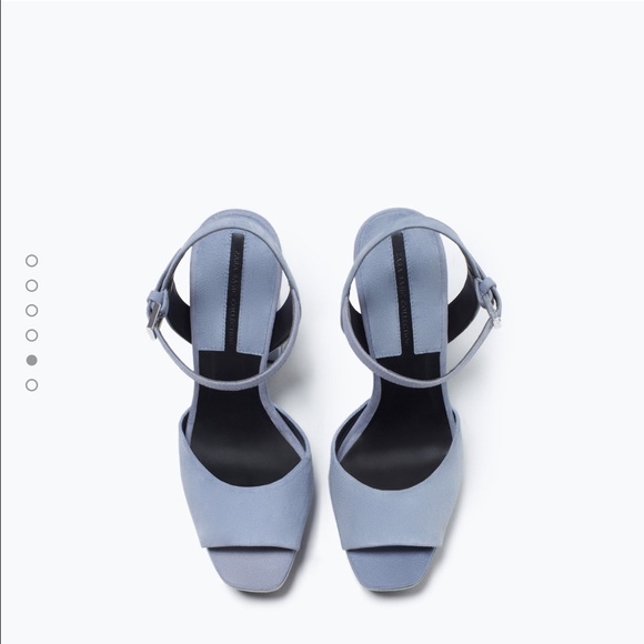 Leather platform sandals - Picture 3 of 4