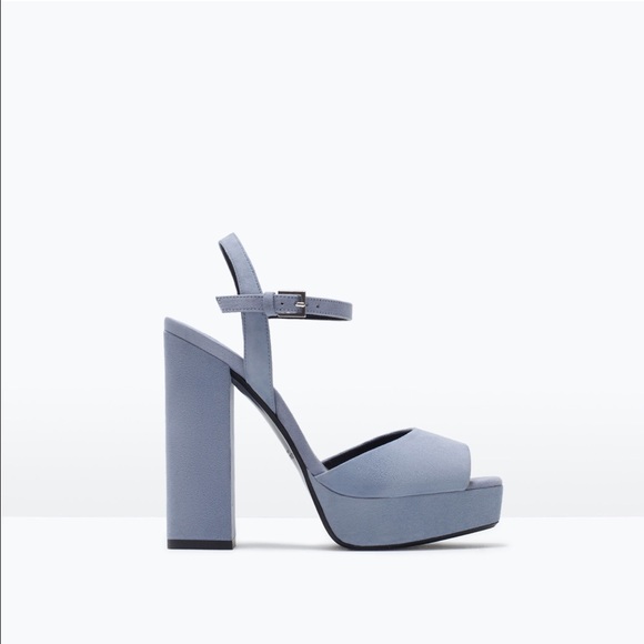 Leather platform sandals - Picture 4 of 4