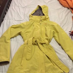 north face rain coat