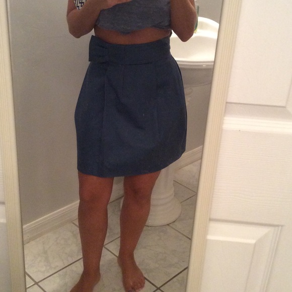 BCBG Blue Highwaisted Skirt- SZ 4