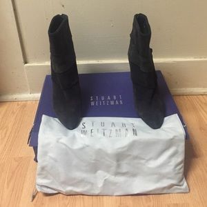Stuart Weitzman multi grey booties