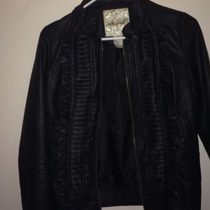 wet seal leather jacket,