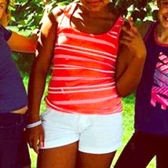 Tank and shorts cute summer lovin outfit!