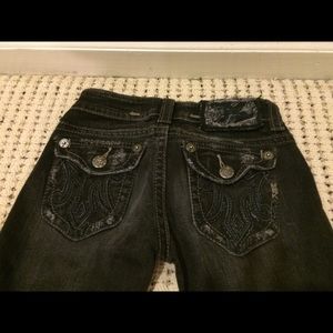 MEK Black "Oaxaca" Denim (Size 24 / Bootcut)