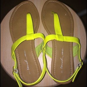 yellow sandals