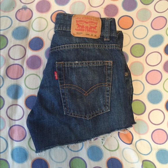 Levi's cut off shorts