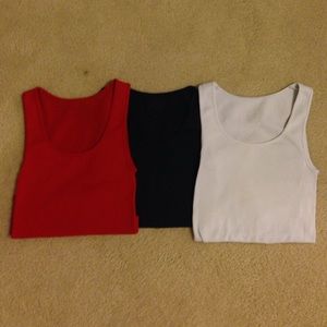 3 Sugar Lip tight tanks