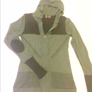 Zip up hooded sweater