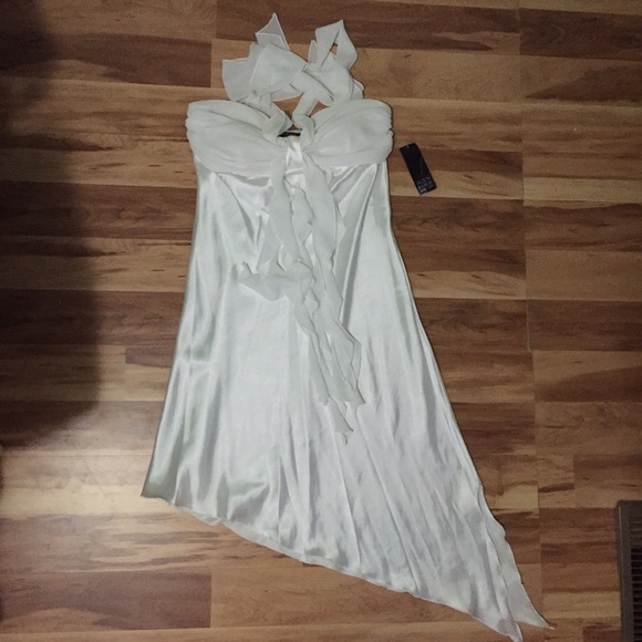 Beautiful White Silk Dress