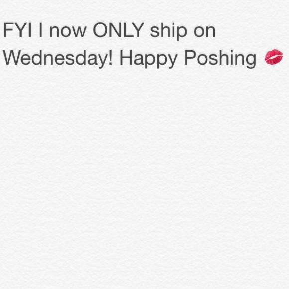 Wednesday shipping!
