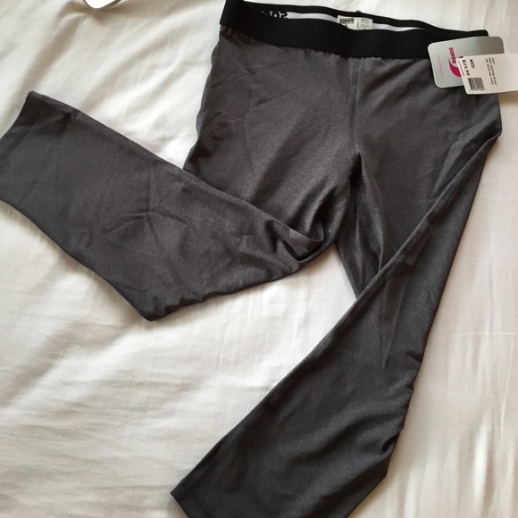 gray soffe workout leggings