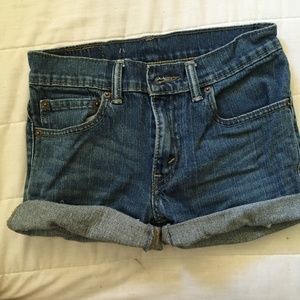 Levis High Waisted Shorts