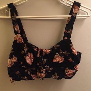 Brandy Melville floral bralette