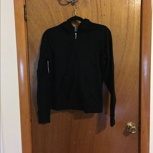 Juicy Couture: Cotton black zip-up hoodie.