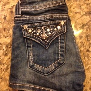 Girls miss me shorts size 10
