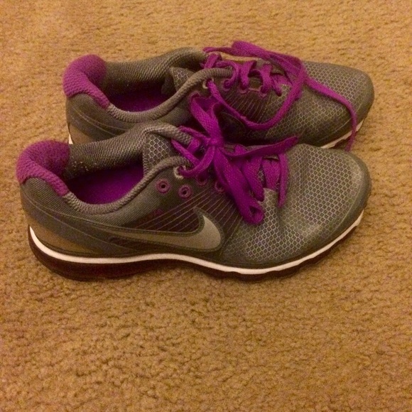 Nike air max purple and grey