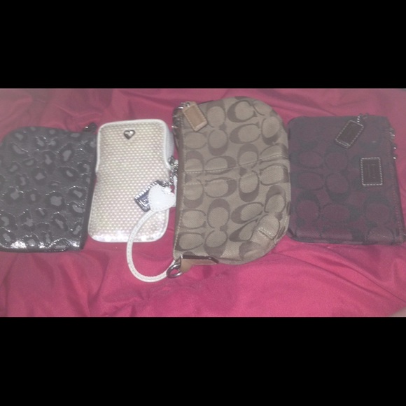 Coach wristlets