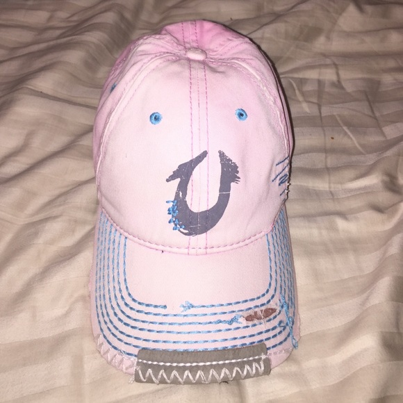 Distressed True Religion Hat