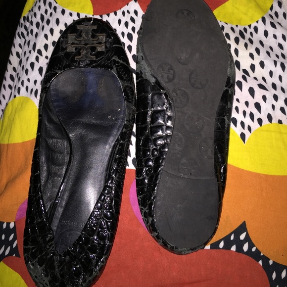 Tory burch black flats