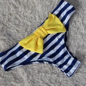RESERVED Striped bikini bow bottoms