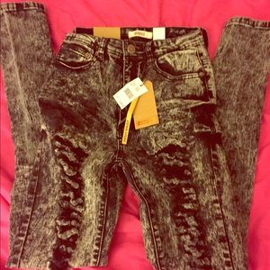 Denim stretchy skinny jeans