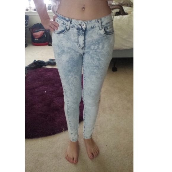 Bullhead Acid-Washed Jeggings - Picture 1 of 3