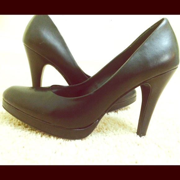 Black high heels