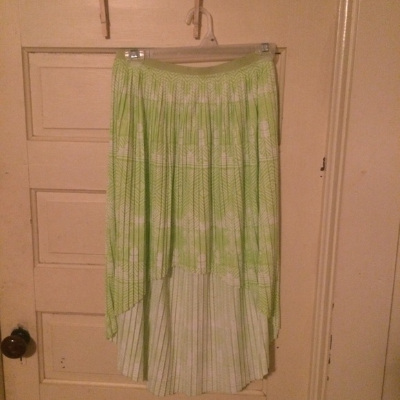 High Low Skirt American Eagle Green - Picture 1 of 4
