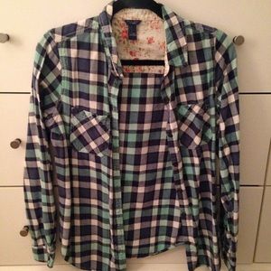 Blue flannel