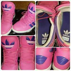 Adidas HighTop Pink & Purple Sneakers