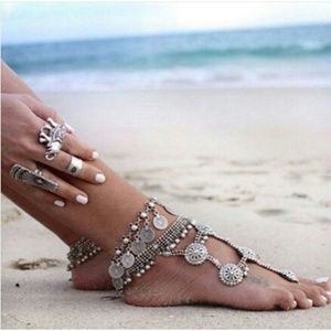 $3OFF ONLY TODAY..GYPSY BOHO ANKLE CHAIN