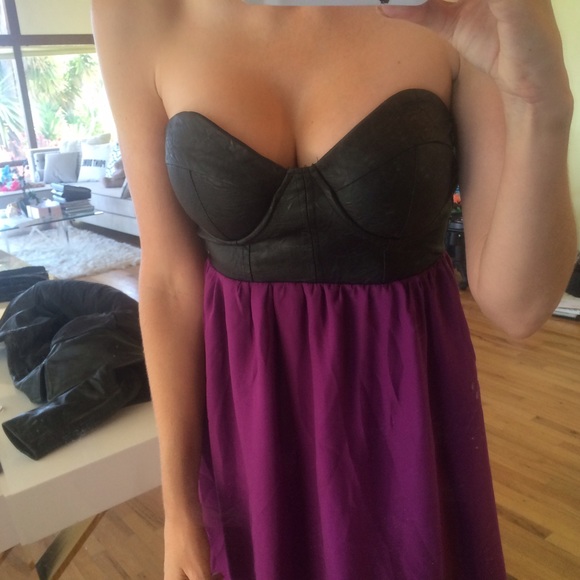 bustier corset rocker prom dress