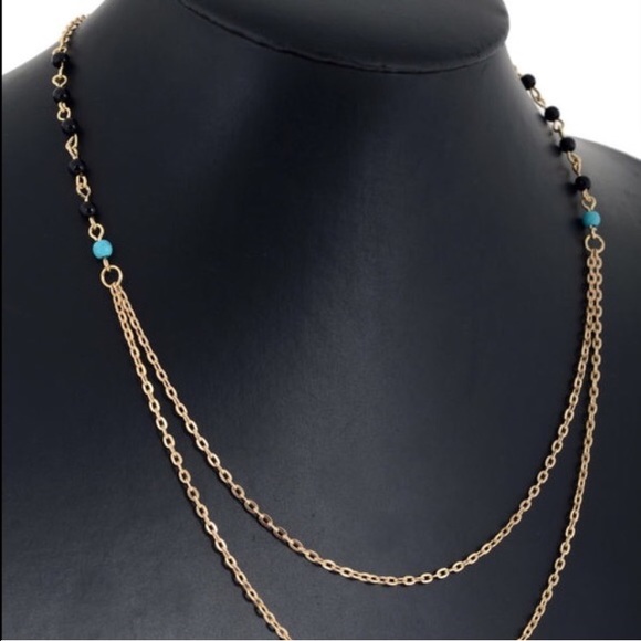 Jewelry - Gold Beaded Necklace NWOT